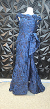 Load image into Gallery viewer, NWT SHein navy formal dress              sz lrg, best fitting sz 8/10
