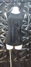 Load image into Gallery viewer, Banana Republic black petal blouse            sz xlrg
