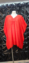 Load image into Gallery viewer, Echo orange poncho top        sz lrg/xlrg
