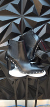 Load image into Gallery viewer, Charles black pointed toe booties            sz 9.5
