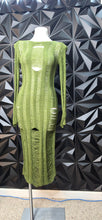 Load image into Gallery viewer, Fashion Nova distressed dress               sz small
