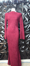 Load image into Gallery viewer, Burgundy bodycon dress            sz small
