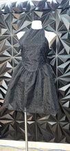 Load image into Gallery viewer, H&amp;M black halter dress                 sz medium

