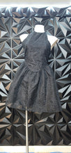 Load image into Gallery viewer, H&amp;M black halter dress                 sz medium
