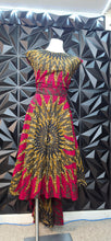 Load image into Gallery viewer, Ankara high low dress              sz 16/18 fit   See measurements
