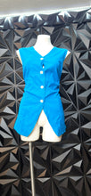Load image into Gallery viewer, Carol Little blue vest              sz 16, best fitting sz14
