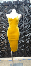 Load image into Gallery viewer, NWT Akira yellow dress               sz small
