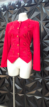 Load image into Gallery viewer, Leslie Faye studded blazer           sz 8
