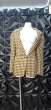 Load image into Gallery viewer, Koret vintage plaid blazer             sz 16
