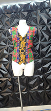 Load image into Gallery viewer, Chicos design abstract print vest         sz chicos 2=large
