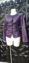 Load image into Gallery viewer, Chicos purple jacket top           sz chicos 0= small
