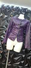 Load image into Gallery viewer, Chicos purple jacket top           sz chicos 0= small
