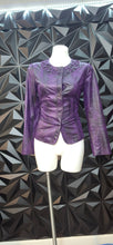 Load image into Gallery viewer, Chicos purple jacket top           sz chicos 0= small
