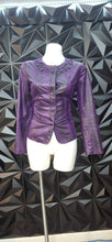 Load image into Gallery viewer, Chicos purple jacket top           sz chicos 0= small

