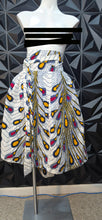 Load image into Gallery viewer, Ankara printed skirt          sz med fit (check measurements)
