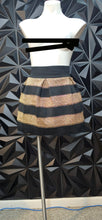 Load image into Gallery viewer, Ginger G stripe skirt           sz large (10-14)
