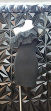 Load image into Gallery viewer, Zara 1 arm tulle top dress           sz small
