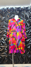 Load image into Gallery viewer, La Truth multicolor sheer duster          sz 2x
