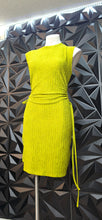 Load image into Gallery viewer, Green cutout dress           sz med-large
