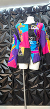 Load image into Gallery viewer, Indigo Moon multicolor jacket             sz lrg-1x
