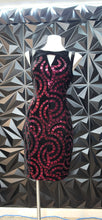 Load image into Gallery viewer, Jax velour sequins dress             sz 8
