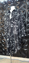 Load image into Gallery viewer, Black face duster/dress                sz 2xl
