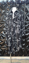 Load image into Gallery viewer, Black face duster/dress                sz 2xl
