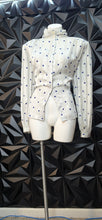 Load image into Gallery viewer, LATC vintage polka dot blouse         sz 16, best fit sz 14
