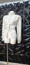 Load image into Gallery viewer, LATC vintage polka dot blouse         sz 16, best fit sz 14
