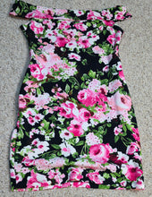 Load image into Gallery viewer, Premier Amour floral off shoulder dress  sz 16
