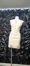 Load image into Gallery viewer, Fringe suede dress               sz large (10)
