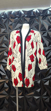 Load image into Gallery viewer, Rose open front duster              sz med-xlarge
