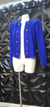 Load image into Gallery viewer, Leslie faye purple cardigan                 sz 10-14
