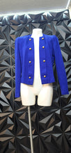 Load image into Gallery viewer, Leslie faye purple cardigan                 sz 10-14
