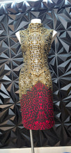 Load image into Gallery viewer, Venus animal print dress              sz lrg (12)
