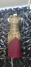 Load image into Gallery viewer, Venus animal print dress              sz lrg (12)
