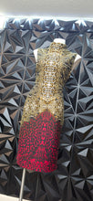 Load image into Gallery viewer, Venus animal print dress              sz lrg (12)

