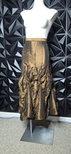 Load image into Gallery viewer, Cordelia bronze drape skirt             sz xlrg
