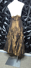 Load image into Gallery viewer, Cordelia bronze drape skirt             sz xlrg
