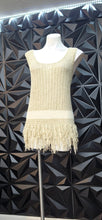 Load image into Gallery viewer, Lane Bryant knit fringe vest top            sz 14/16
