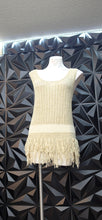 Load image into Gallery viewer, Lane Bryant knit fringe vest top            sz 14/16
