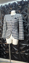 Load image into Gallery viewer, Le Suit box print blazer               sz 8
