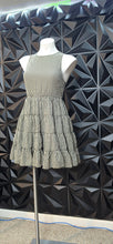 Load image into Gallery viewer, Mustard seed box print baby doll dress            sz small
