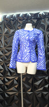 Load image into Gallery viewer, John Meyer blue blazer            sz 12 (Best fit sz 10, see measurements)
