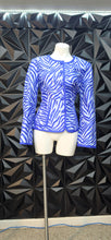 Load image into Gallery viewer, John Meyer blue blazer            sz 12 (Best fit sz 10, see measurements)
