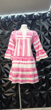 Load image into Gallery viewer, Pink and white baby doll dress               sz medium
