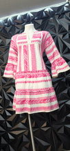 Load image into Gallery viewer, Pink and white baby doll dress               sz medium
