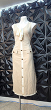 Load image into Gallery viewer, Nicole Miller long bodycon dress           sz med-10
