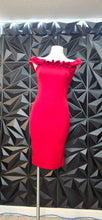 Load image into Gallery viewer, NWT Zara red off the shoulder dress               sz small

