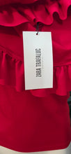 Load image into Gallery viewer, NWT Zara red off the shoulder dress               sz small
